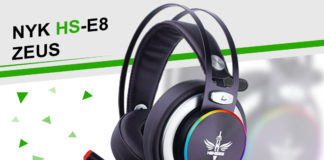 NYK HS-E8 Zeus: Surround Sound Gaming Headset
